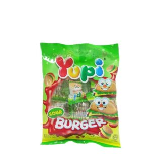 Кислый жевательный мармелад Yupi «Мини-бургер», 56 г (YUPI Sour Gummy Mini Burger 56g)