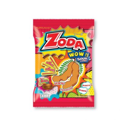 Кислые конфеты Zoda WOW со вкусом тамаринда, 87,5 г (ZODA WOW Sour Candy Tamarind 87.5g)